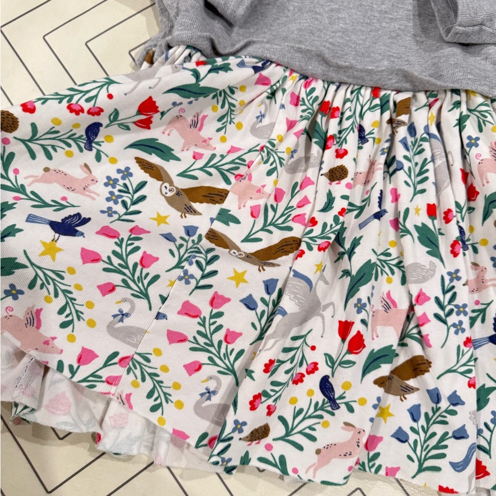 Mini Boden Multi Pattern Bunny Dress - Picture 13 of 13